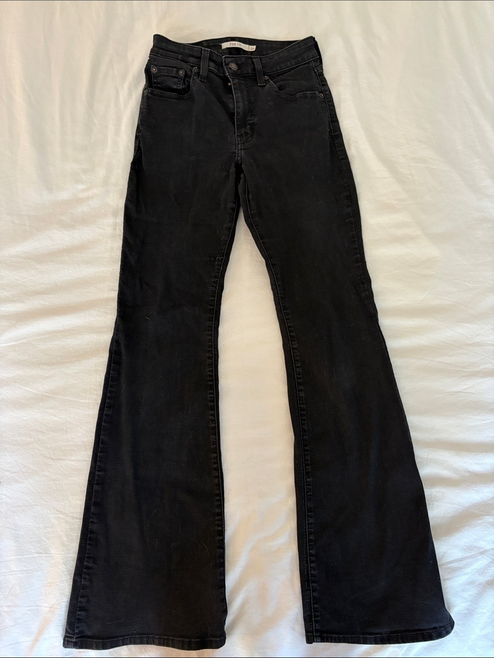 Levi's Black High-Rise Wide Leg Jeans